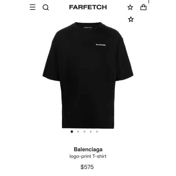 ❌SOLD❌ Mens Balenciaga Logo Print T-Shirt - S - Picture 2 of 7
